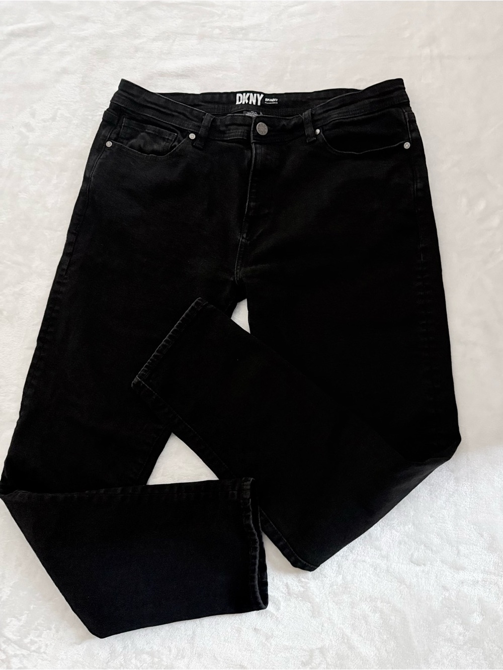 DKNY Men's Black Skinny Jeans Size 36X32